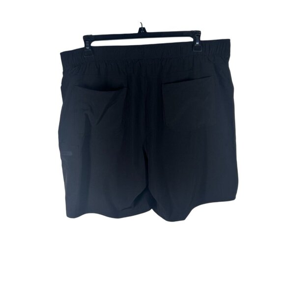 Trunks Surf‎ & Swim Men's XXL Black 9" Stretch Pull-On Cargo Shorts With Pockets - Picture 2 of 9